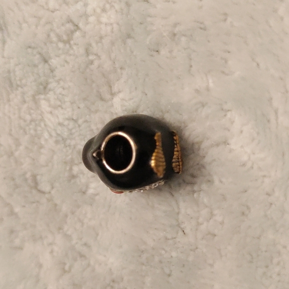 CUTE🫶PENGUIN 🐧 PANDORA CHARM💎 DIAMOND BELLY WITH RED ♥️ HEART✨ - Picture 4 of 7